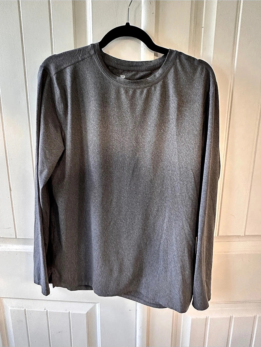 All in Motion Men's Long Sleeve Performance T-Shirt Gray Medium